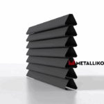 Ламели для забора жалюзи Premium U RAL 7024 – порошковое покрытие, толщина 0,45 мм в Казани | фото 4