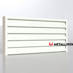 Ламели для забора жалюзи Luxe Л RAL 9010 – покрытие матовое, толщина 0,45 мм в Казани | фото 4