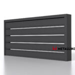 Планкен для забора 120 mm RAL 7024 – покрытие полиэстер, толщина 0,45 мм в Казани | фото 2