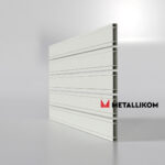 Планкен для забора 120 mm RAL 9002 – покрытие матвоое, толщина 0,45 мм в Казани | фото 1