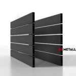 Планкен для забора 120 mm RAL 7024 – покрытие полиэстер, толщина 0,45 мм в Казани | фото 1
