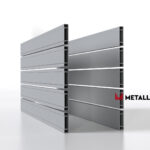 Планкен для забора 120 mm RAL 7004 – покрытие матвоое, толщина 0,45 мм в Казани | фото 2
