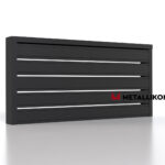 Планкен для забора 120 mm RAL 9005 – покрытие матовое, толщина 0,45 мм в Казани | фото 4