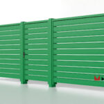 Планкен для забора 120 mm RAL 6010 – покрытие полиэстер, толщина 0,45 мм в Казани | фото 5
