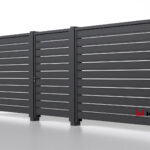 Планкен для забора 120 mm RAL 9005 – покрытие матовое, толщина 0,45 мм в Казани | фото 5