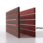Планкен для забора Printec под дерево 120 mm RAL 3009 – покрытие порошковое, толщина 0,45 мм в Казани | фото 3