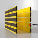 Планкен для забора Printec под дерево 120 mm RAL 1018 – покрытие полиэстер, толщина 0,45 мм в Казани | фото 3