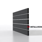 Планкен для забора ранчо 120 mm RAL 7024 – покрытие матовое, толщина 0,45 мм в Казани | фото 3