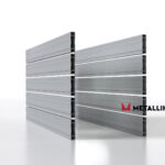 Планкен для забора ранчо 120 mm RAL 7004 – покрытие матовое, толщина 0,45 мм в Казани | фото 1
