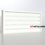 Планкен для забора ранчо 120 mm RAL 9010 – покрытие матовое, толщина 0,45 мм в Казани | фото 2
