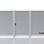 Ламели для забора жалюзи Premium U RAL 7004 – покрытие порошковое, толщина 0,45 мм в Казани | фото 5